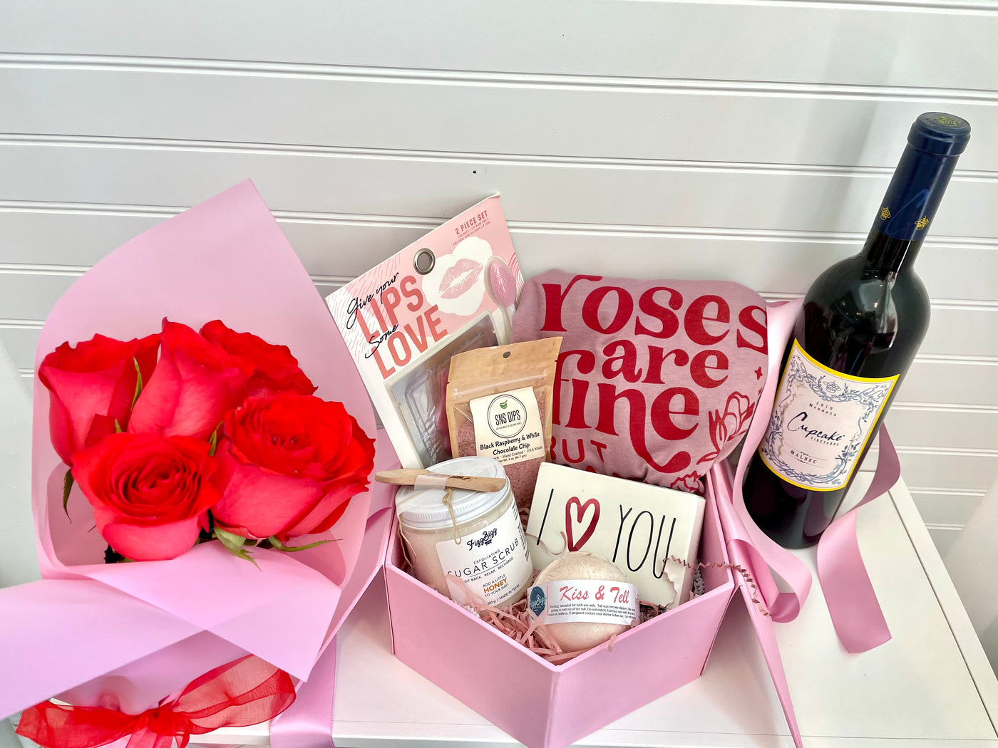 "Roses and Wine Box"